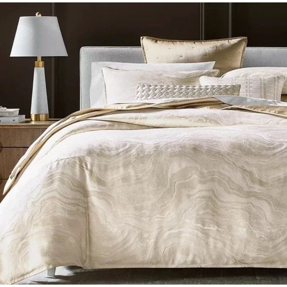 HOTEL COLLECTION Moonstone KING Duvet Cover + 2 King Shams $550